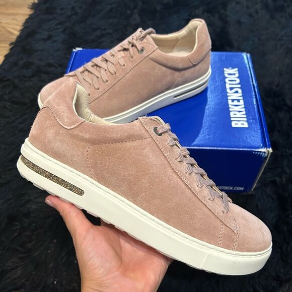 Birkenstock Shoes - BIRKENSTOCK Bend Low pink suede lace up shoes sneakers women’s eur 39 new in box